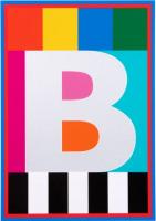 Dazzle Letter B by Sir Peter Blake